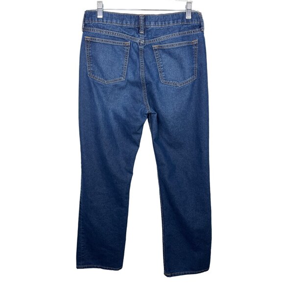 Old Navy Girls Plus 16 Straight Leg Jeans Blue Denim Adjustable Waist - Picture 6 of 10